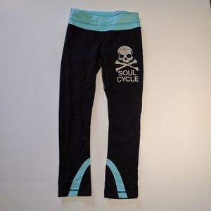 Lululemon X Soulcycle Skull Run Inspire Crop